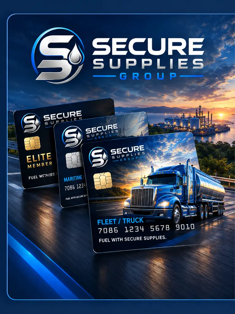 Secure Supplies Group membership cards and fuel tanker